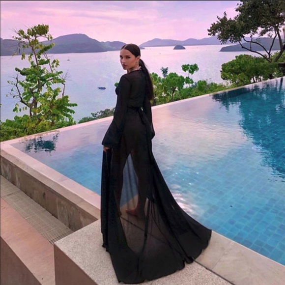 Long mesh cardigan size small - Picture 3 of 5